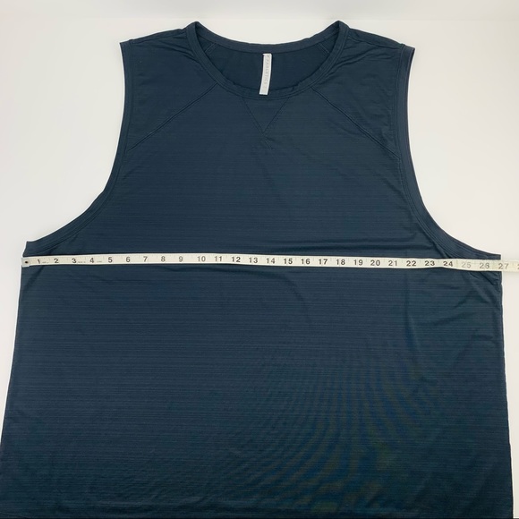 Fabletics Muscle Tank Lightweight Subtle Stripe Black - Picture 7 of 10